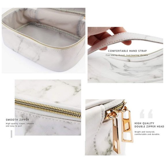 cute faux marble pattern makeup bag - Picture 6 of 7